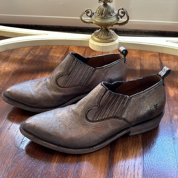 Frye Billie Shootie Bootie Metallic Size 10 - Picture 4 of 8